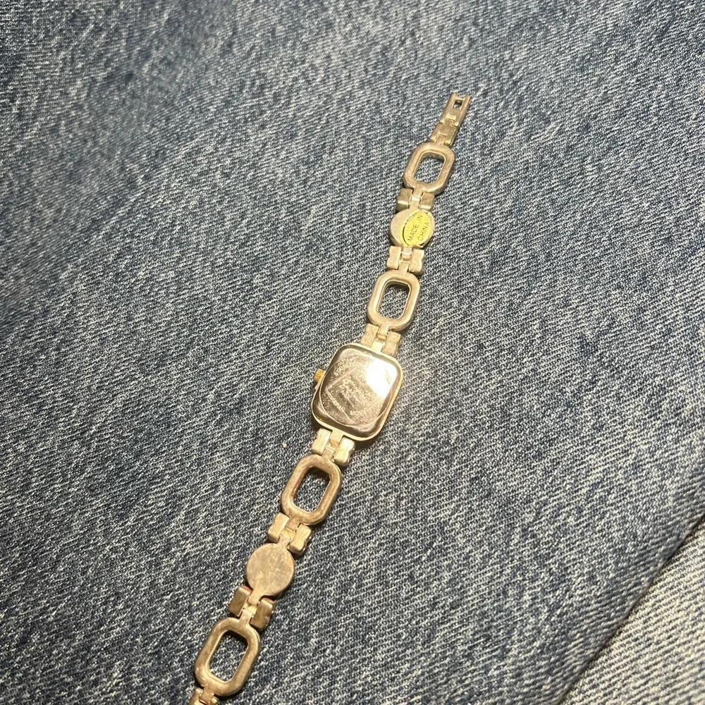 Vintage Geneva Silver and Gold Women's Watch